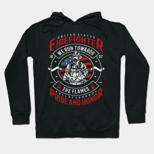 We Run Towards The Flames Hoodie